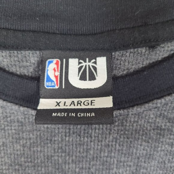 NBA Chicago Bulls Thermal Shirt Mens XL Raglan Tee Long Sleeve Waffle Knit - Picture 4 of 7